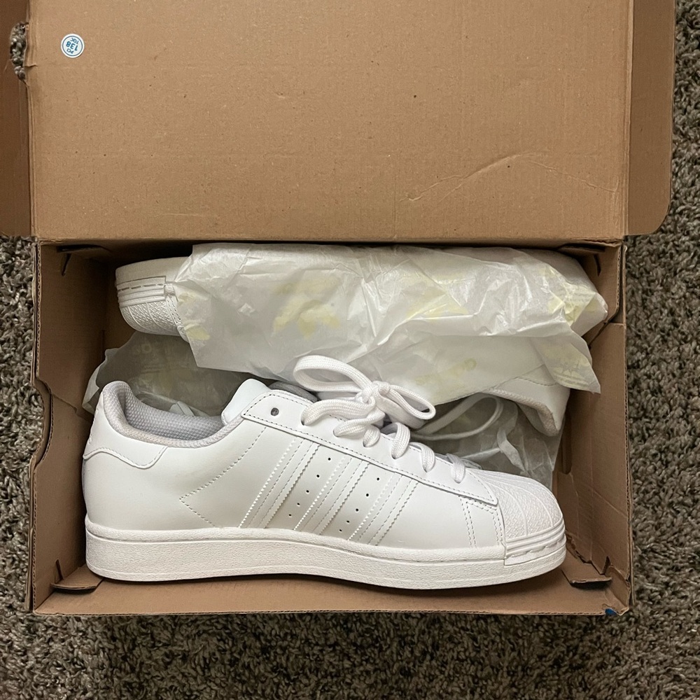 Adidas White Shell-Toes